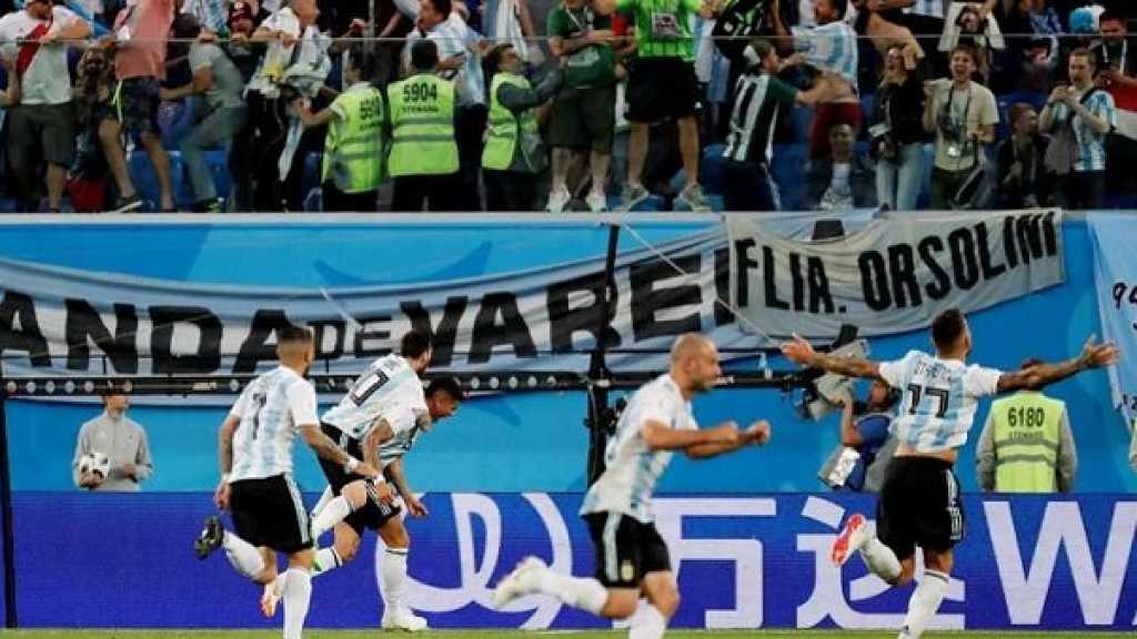 مونديال روسيا 2018: هدف &rsquo;ذهبي&rsquo; يؤهل الارجنتين إلى دور الـ 16