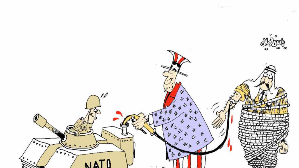 كاريكاتير العهد 