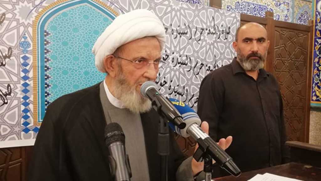 الشيخ يزبك: لإنصاف اللبنانيين وتشكيل حكومة تراعي القوانين
