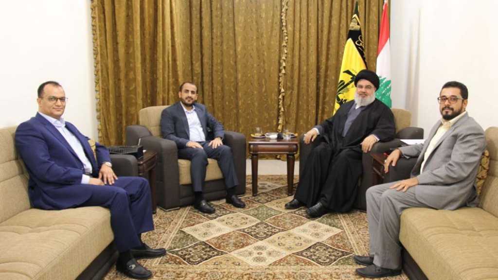 السيد نصر الله يستقبل وفدًا من حركة أنصار الله