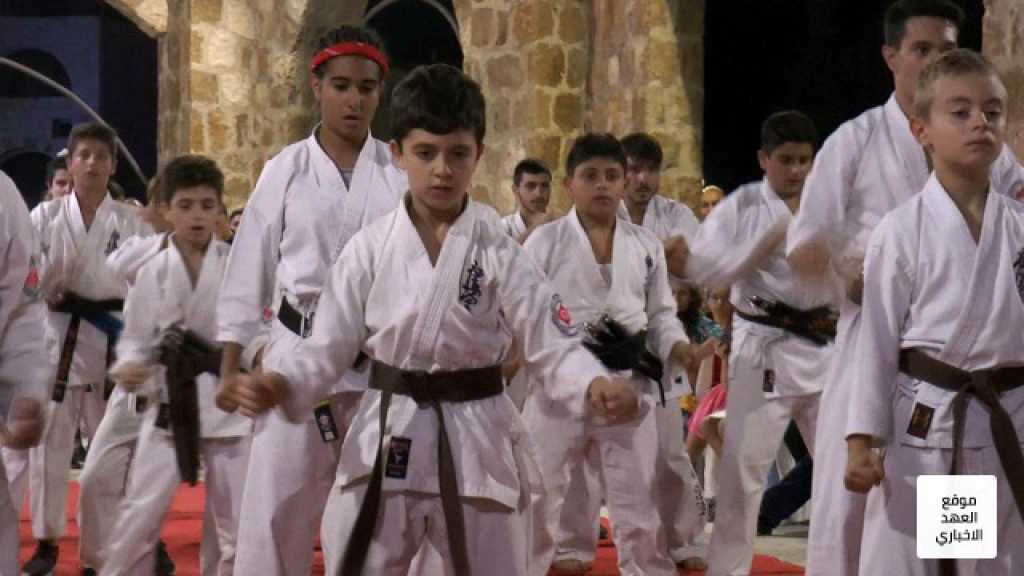 استعراض للفنون القتالية شمال لبنان