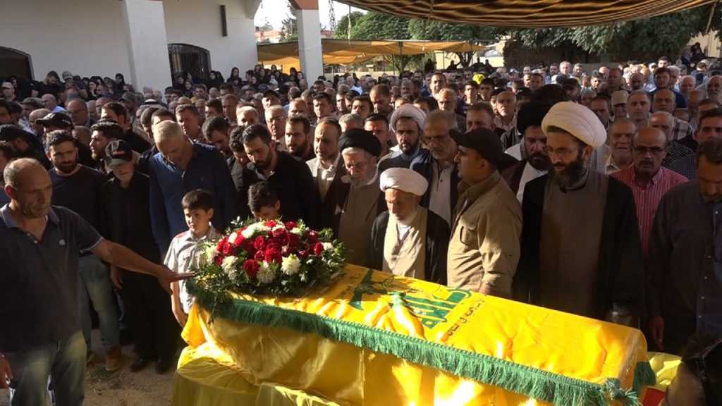 حزب الله وأهالي كفردان البقاعية شيّعا الشهيد القائد طارق ابراهيم حيدر&nbsp;