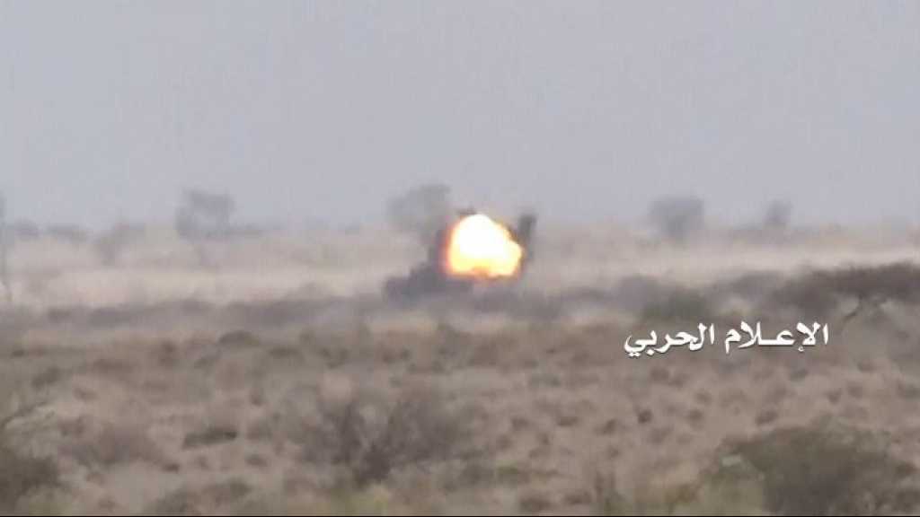  الجيش واللجان الشعبية اليمنية يهاجمون مواقع لقوات العدوان السعودي بجبهة نهم