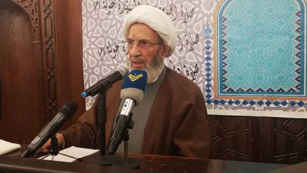 الشيخ يزبك: لتشكيل حكومة وحدة دون تأخير