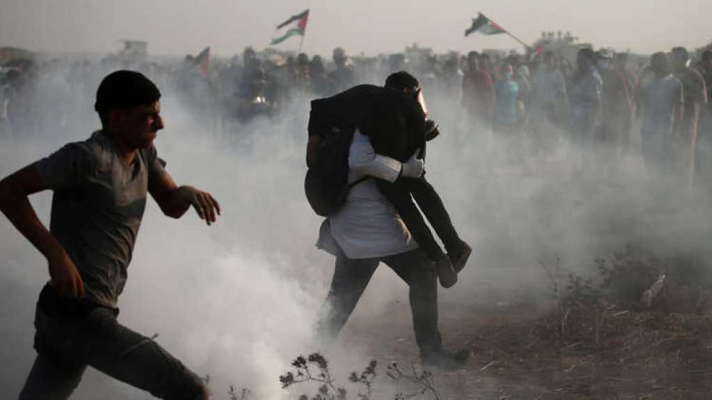 اصاباتٌ في صفوف الفلسطينيين باعتداء الإحتلال على &rsquo;مسيرات العودة&rsquo;