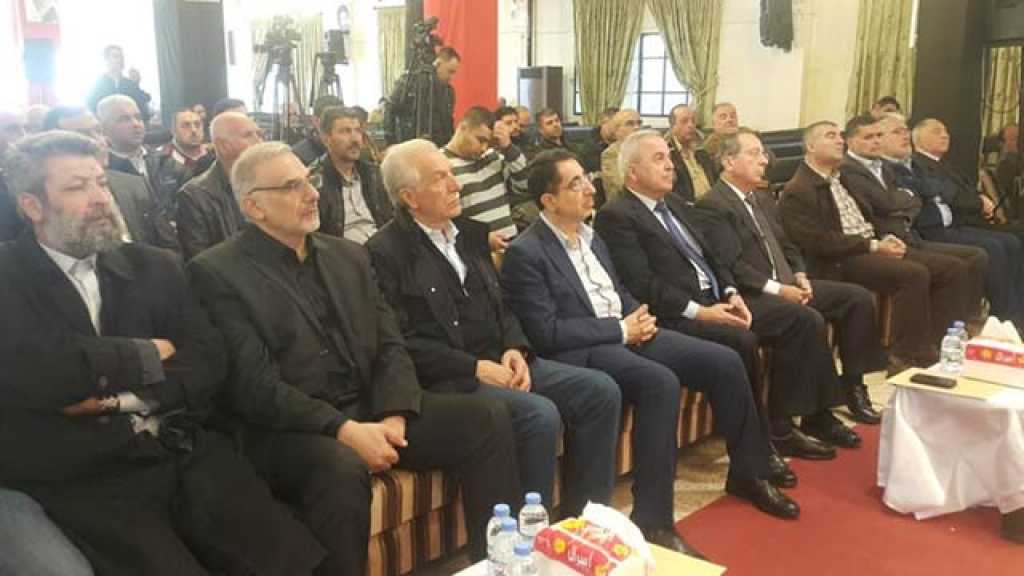اطلاق مشروع انشاء محطة تكرير المياه المبتذلة في تمنين التحتا