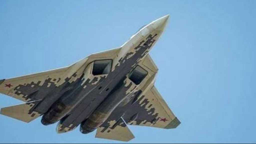 بالفيديو.. الجيل الخامس من مقاتلات &rsquo;سو-57&rsquo; في أجواء سوريا