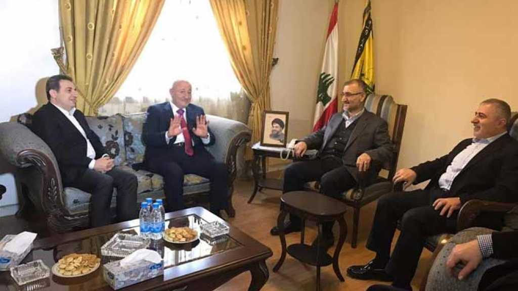 العريضي زار الحاج حسين الخليل وتأكيد على حفظ الاستقرار وتحييد لبنان عن أي مطب أمني