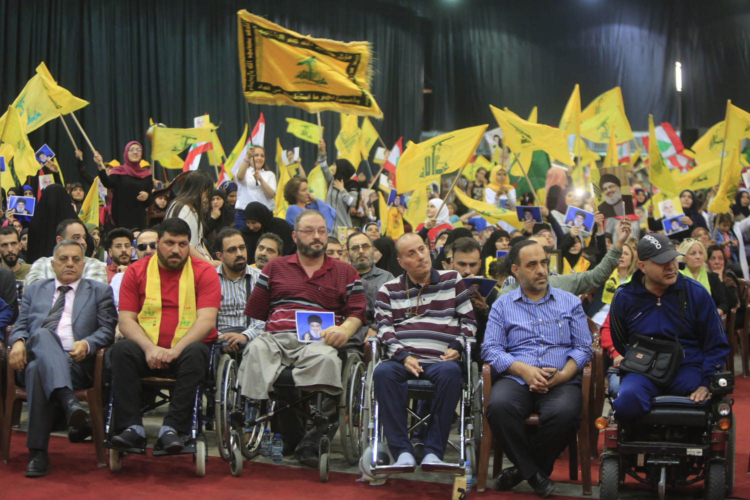 بالصور.. مهرجان الوفا للعز  جبيل-كسروان الانتخابي  في مجمع سيد الشهداء (ع)