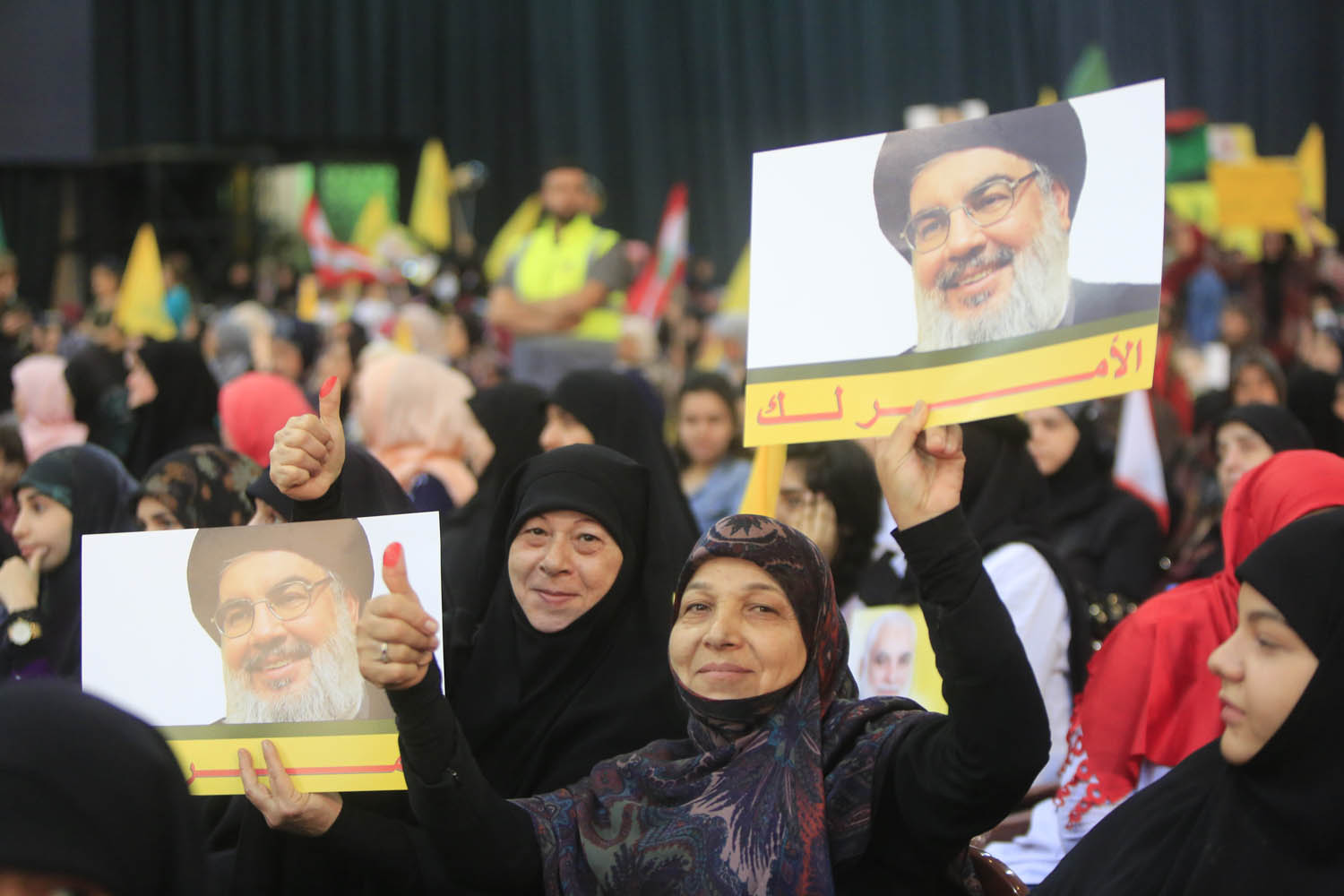 بالصور.. مهرجان الوفا للعز  جبيل-كسروان الانتخابي  في مجمع سيد الشهداء (ع)