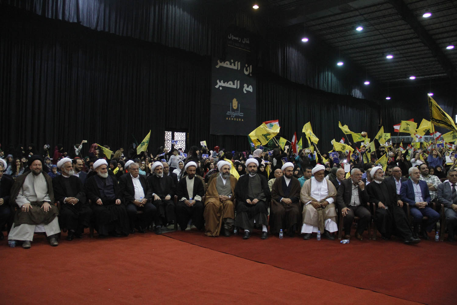 بالصور.. مهرجان الوفا للعز  جبيل-كسروان الانتخابي  في مجمع سيد الشهداء (ع)