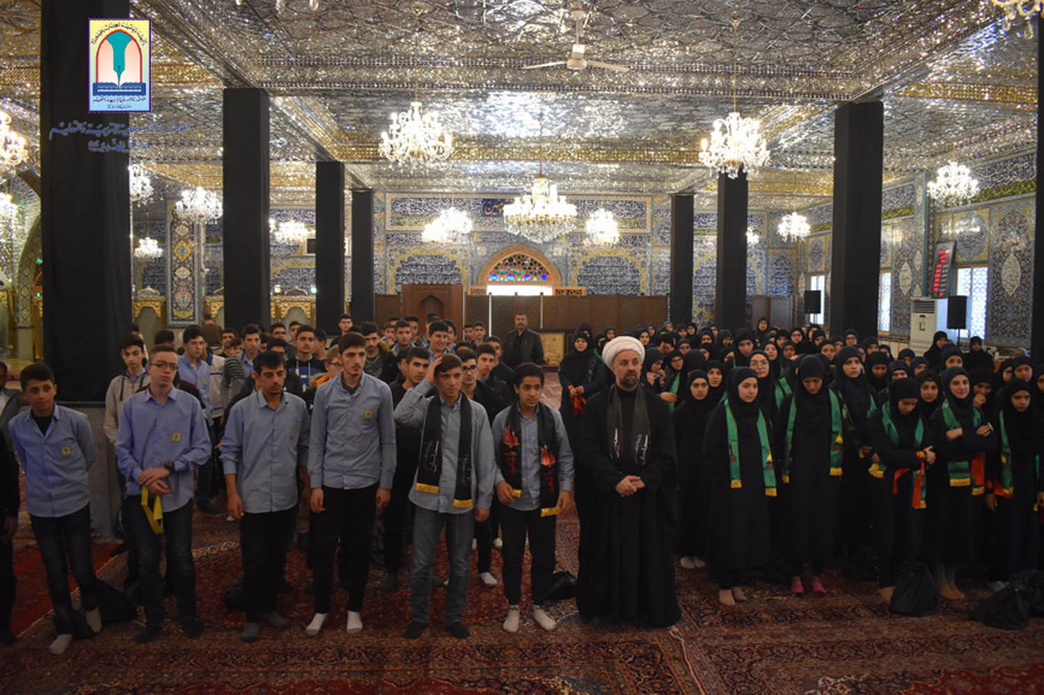 طلاب مدارس المهديّ (عج) يجددون العهد والولاء في الأربعين