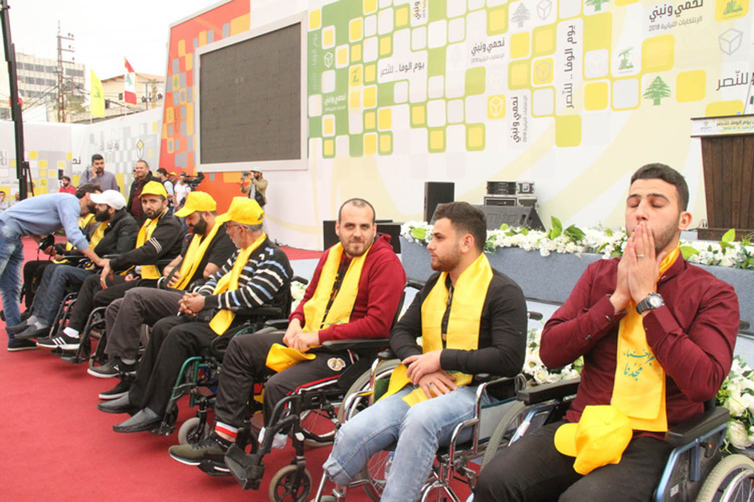 بالصور: مهرجان الوفاء للنصر في مدينة النبطية جنوب لبنان