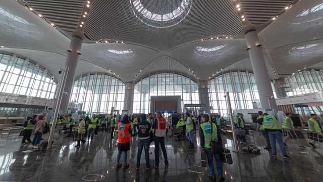 بالصور .. تركيا تفتتح أكبر مطار في العالم