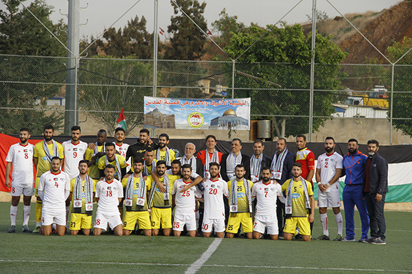 #العهد ومنتخب فلسطين الشتات تضامنا مع #القدس