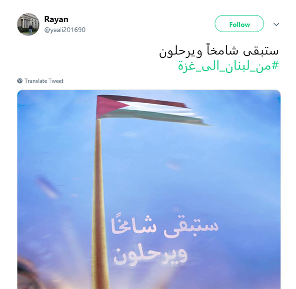 من لبنان إلى غزة.. ستحرر