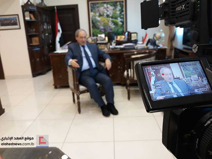 المقداد لـ’العهد’: على تركيا تنفيذ التزاماتها في سوتشي.. ودول عدة تحاول إعادة العلاقات معنا
