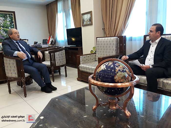 المقداد لـ’العهد’: على تركيا تنفيذ التزاماتها في سوتشي.. ودول عدة تحاول إعادة العلاقات معنا