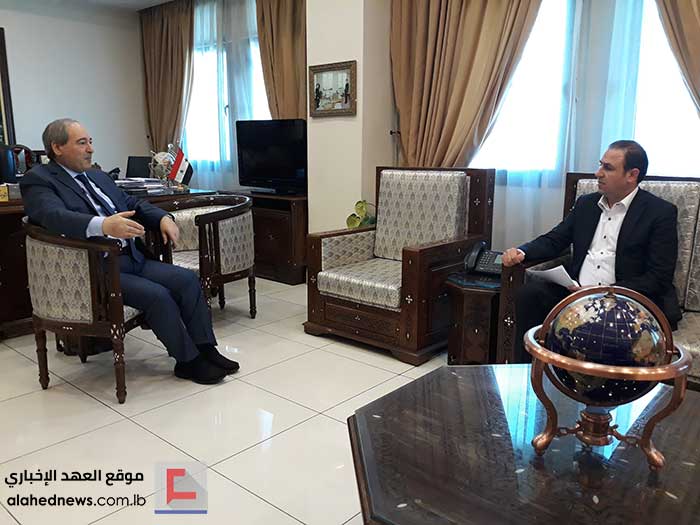 المقداد لـ’العهد’: على تركيا تنفيذ التزاماتها في سوتشي.. ودول عدة تحاول إعادة العلاقات معنا