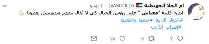 الأردنيون يرفعون شعارهم بوجه الغلاء: #معناش