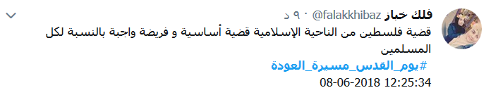 #يوم_القدس_مسيرة_العودة