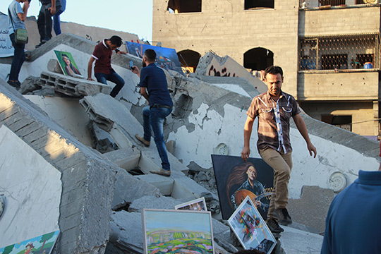 الاحتلال يغتال الثقافة الفلسطينية.. مركز ’المسحال’ نموذج
