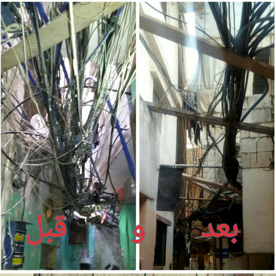 الكهرباء في مخيم برج البراجنة.. سباق الموت!
